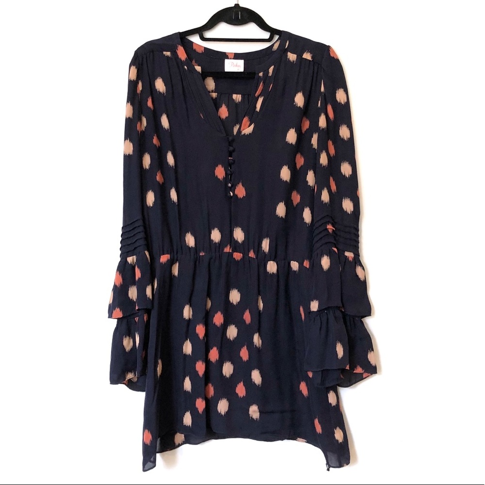Parker - navy printed dress
